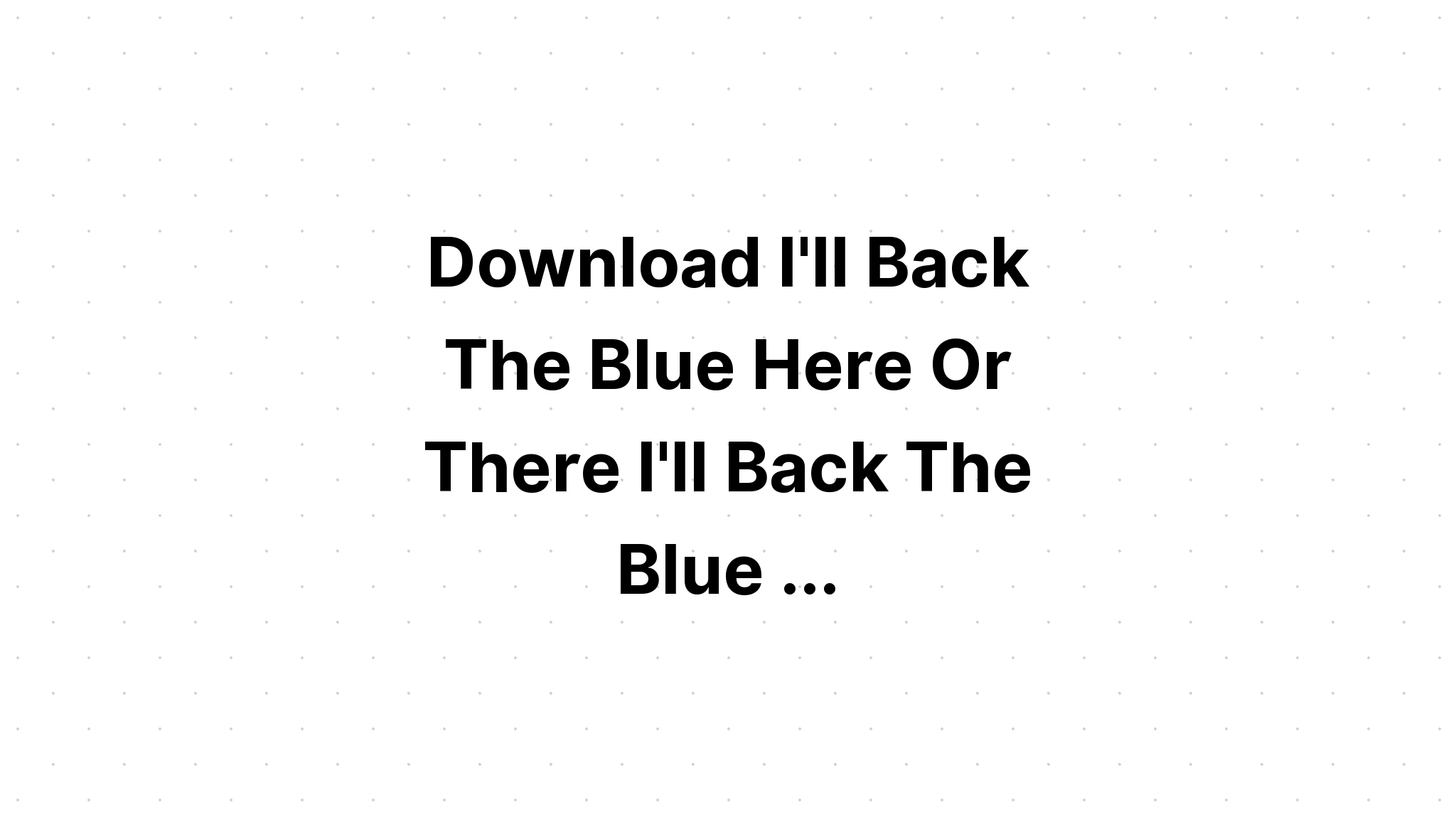 Download Back The Blue Hearbeat Svg Police Svg SVG File